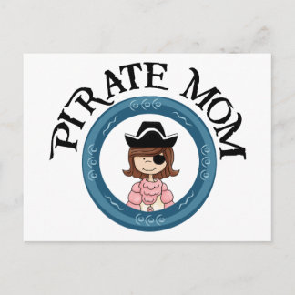 Pirate Mom Postcard