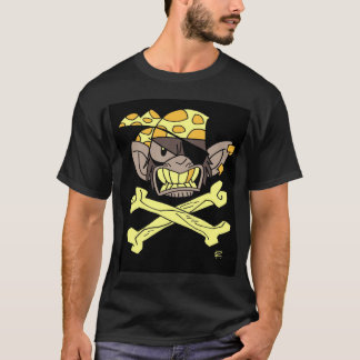 Pirate Monkeys Flag- Yellow T-Shirt