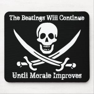 Pirate Morale Booster Mouse Pad