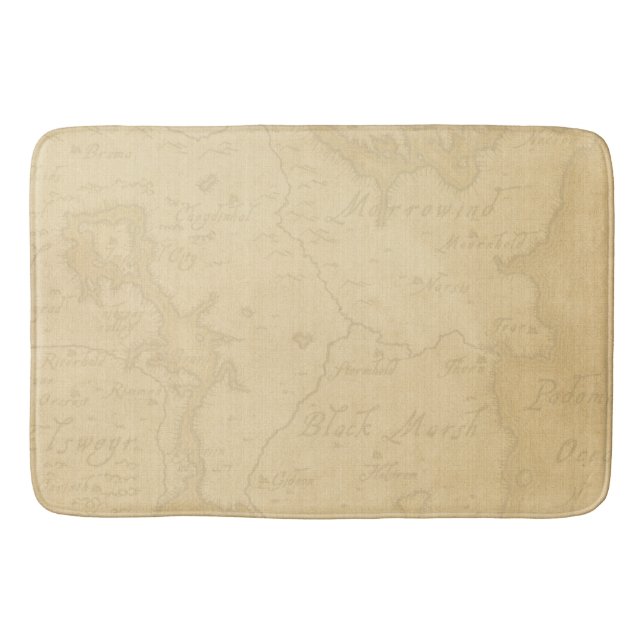 Pirate Mystery Ship Bath Mat (Front)