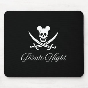 Pirate Night! Matching Family Cruise Tees! Skull A Mouse Pad