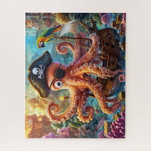 Pirate Octopus Adventure Puzzle 🧩