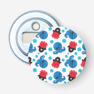 Pirate Octopus, Octopus Pattern, Sea Animals Bottle Opener