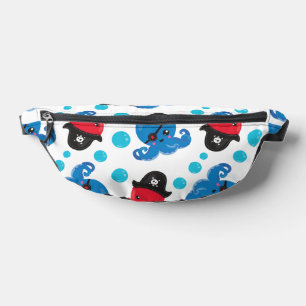 Pirate Octopus, Octopus Pattern, Sea Animals Fanny Pack