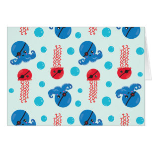 Pirate Octopus, Pirate Jellyfish, Sea Animals