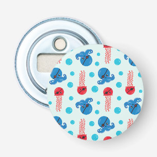 Pirate Octopus, Pirate Jellyfish, Sea Animals Bottle Opener