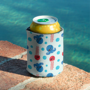 Pirate Octopus, Pirate Jellyfish, Sea Animals Can Cooler