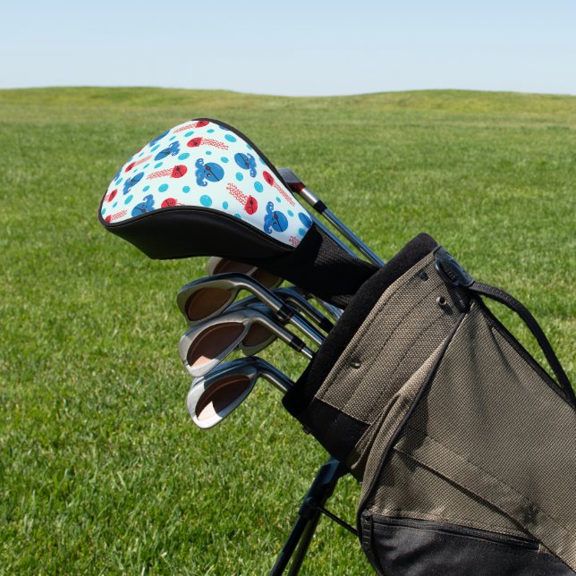 Pirate Octopus, Pirate Jellyfish, Sea Animals Golf Head Cover (In Situ)