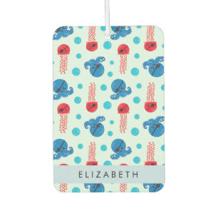 Pirate Octopus, Pirate Jellyfish, Sea, Your Name Air Freshener