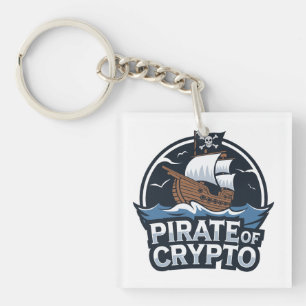 Pirate of Crypto Keychain