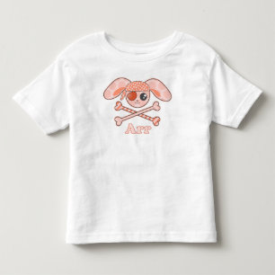 Pirate Orange Bunny Arr Toddler T-shirt