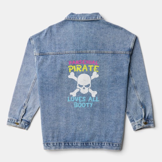 Pirate Pansexuel Rétro Aime Tous Booty Cute Lgbt P (Verso)