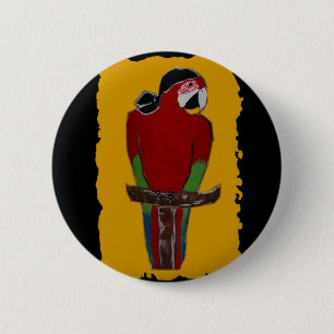 Pirate Parrot 2 Inch Round Button