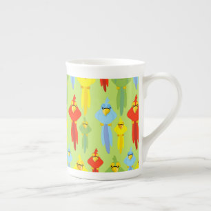 Pirate Parrot Bird Lovers Animals Navigators Bone China Mug