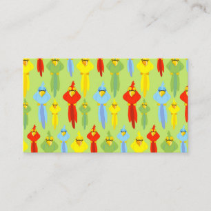 Pirate Parrot Bird Lovers Animals Navigators Business Card