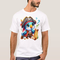 Pirate Parrot Cute Adventure Art
