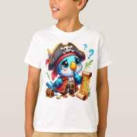 Pirate Parrot Cute Adventure Art