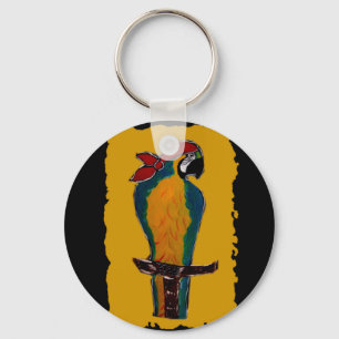 Pirate Parrot Keychain