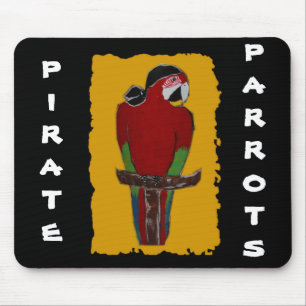 Pirate Parrot Mouse Pad