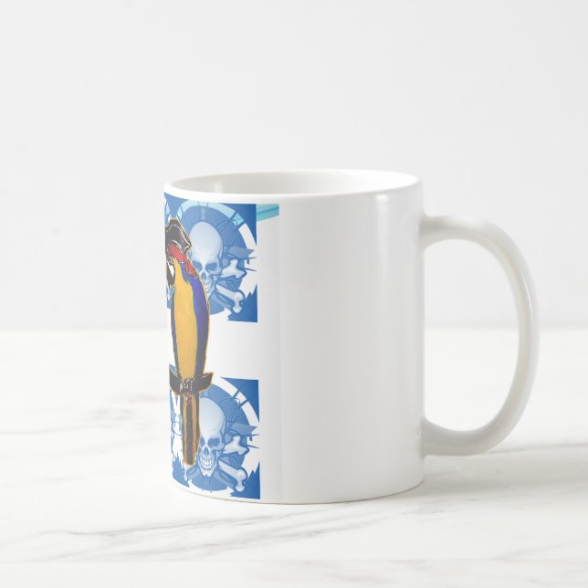 Pirate Parrots Coffee Mug (Right)