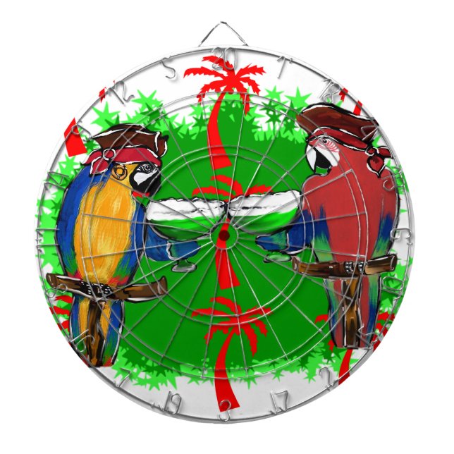 PIRATE PARROTS DARTBOARD (Front)