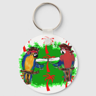 PIRATE PARROTS KEYCHAIN