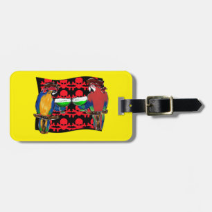 Pirate Parrots Luggage Tag