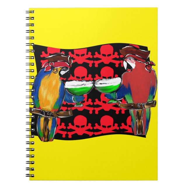 Pirate Parrots Notebook (Front)