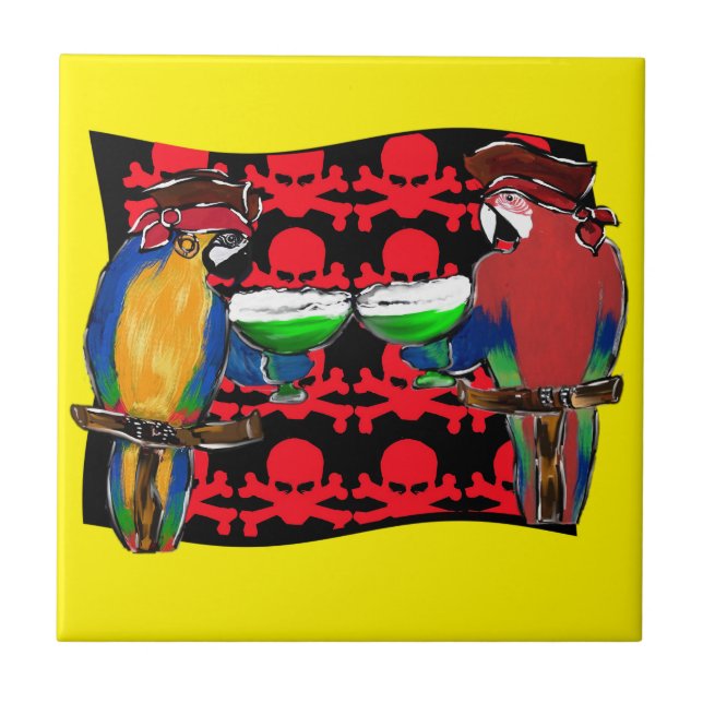 Pirate Parrots Tile (Front)