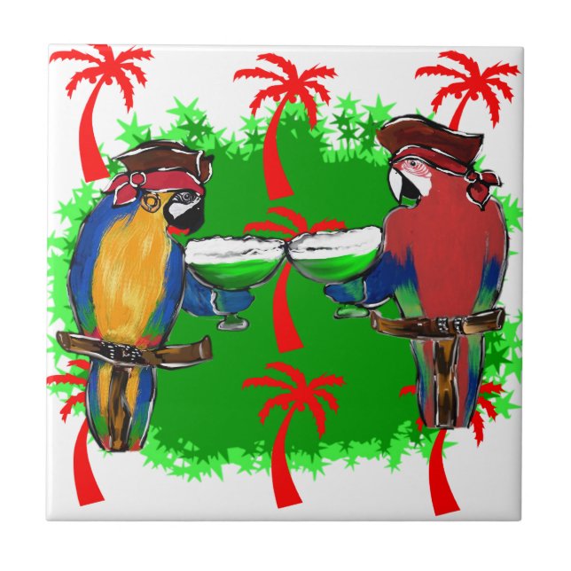 PIRATE PARROTS TILE (Front)