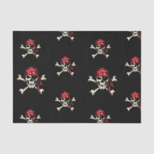 Pirate Party Adult Salty Skulls  Tissue Paper