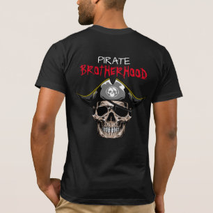Pirate Party Adulte SKULL BROTHERHOOD T-Shirt