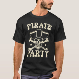 Pirate Party Caribbean Buccaneer Pirate T-Shirt