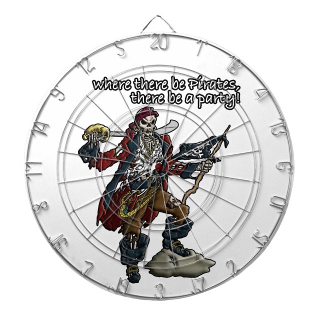 Pirate Party Dartboard (Front)