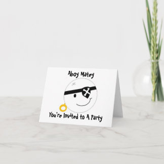 Pirate Party Invitation