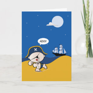 Pirate Party invitation card