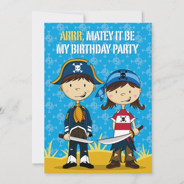 Pirate Party Invite (Front)