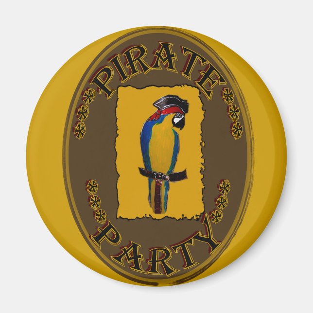PIRATE PARTY MAGNET (Front)