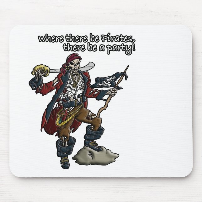 Pirate Party! Mouse Pad (Front)