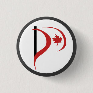 Pirate Party Of Canada 1 Inch Round Button