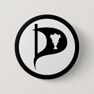 Pirate Party of Iceland 2 Inch Round Button