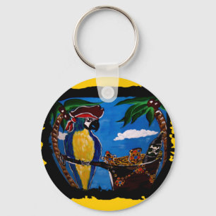 Pirate Party Pet Keychain