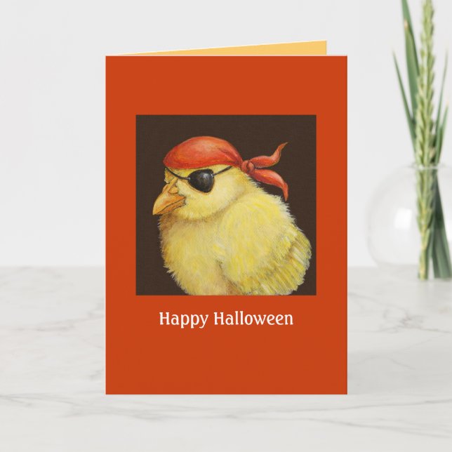 Pirate Peep Halloween card (Front)