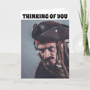 PIRATE PENSÉE AMUSANTE À VOUS & CARTES DE RUM