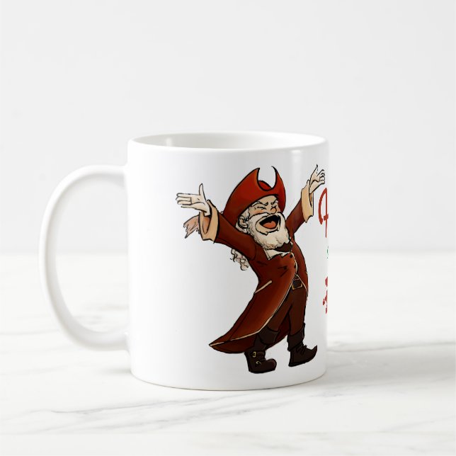 Pirate Père Noël Mug (Gauche)