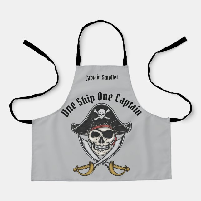 Pirate Personalize Apron (Front)
