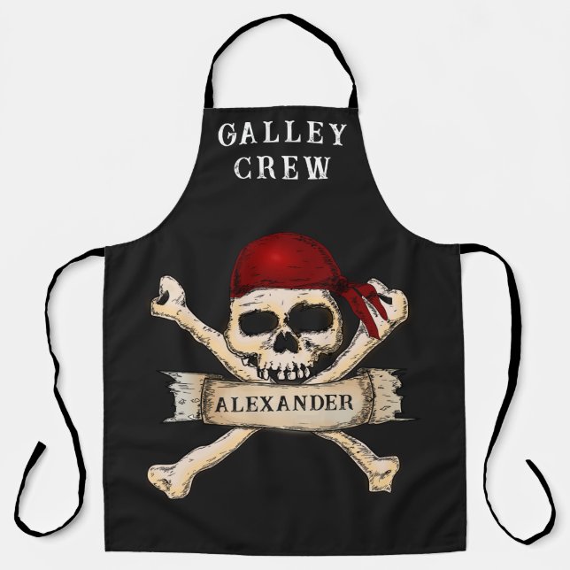 Pirate Personalize Apron (Front)