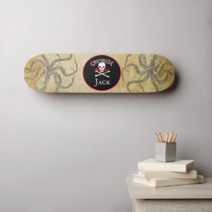 Pirate personnalisées capitaine Skateboard
