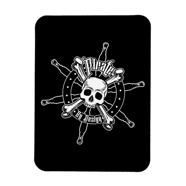 Pirate Photo Magnet (Vertical)