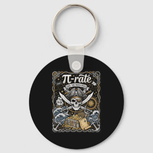 Pirate Pi Rate For Pi Day Math Pirates Teacher Sch Keychain